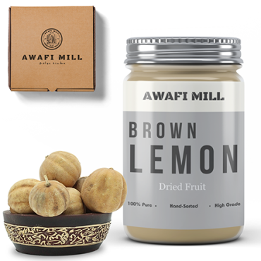 Awafi Mill Dried Brown Lemon Iranian Lemon 100gm